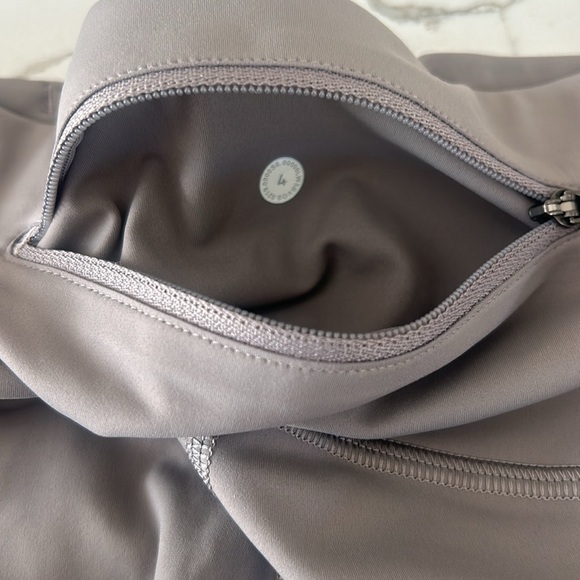 Lululemon Speed Wunder Tight Leggings Grey White size 4 - Picture 7 of 9